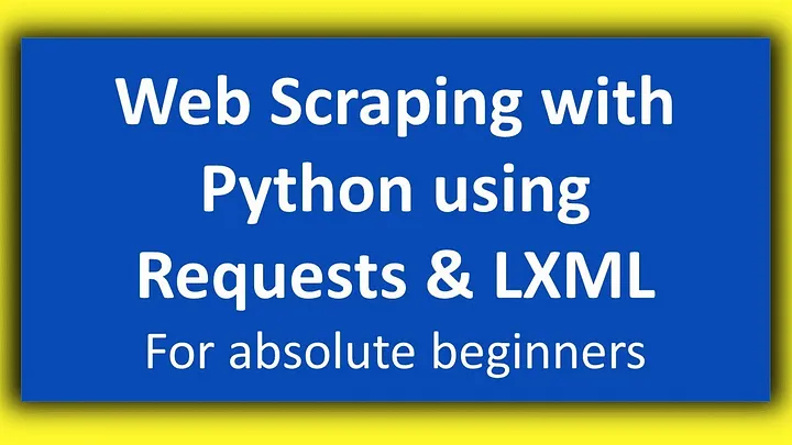 Web Scraping With Python lxml