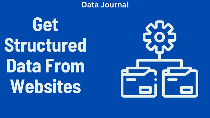 Get Structured Data From Popular Websites